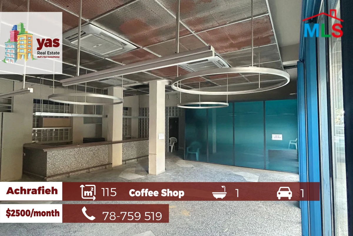Achrafieh / Mar Mikhael 115m2 | Shop | Well Maintained | Rent | WI
