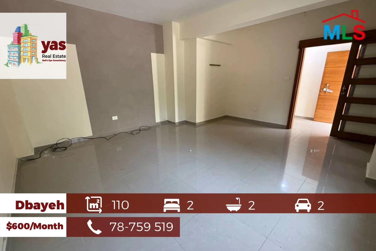 Dbayeh 110m2 | Rent | Prime Location | High End | Quiet Street | MJ