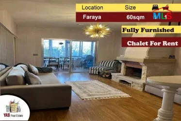 Faraya 60m2 | Furnished Chalet | Rent | View | Private Street | DA