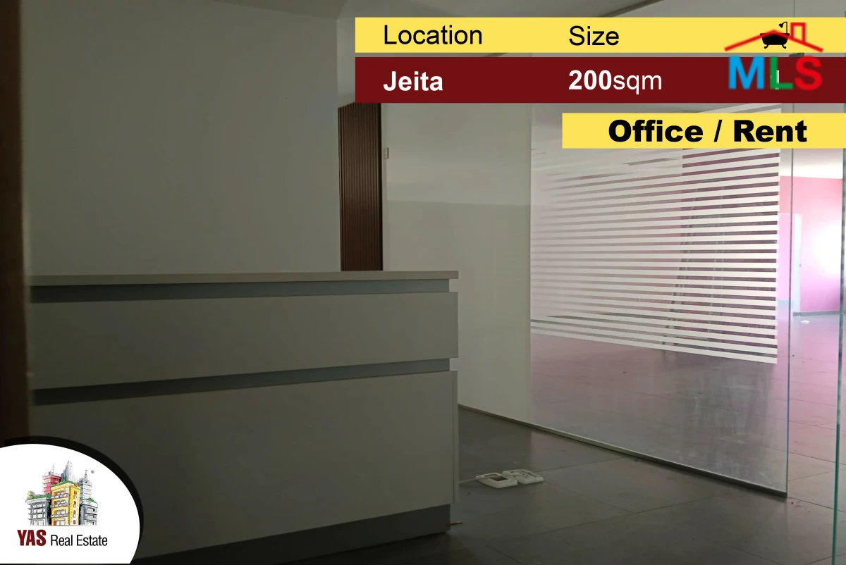 Jeita 200m2 | Office | Main Highway | Excellent Condition | Rent | WA