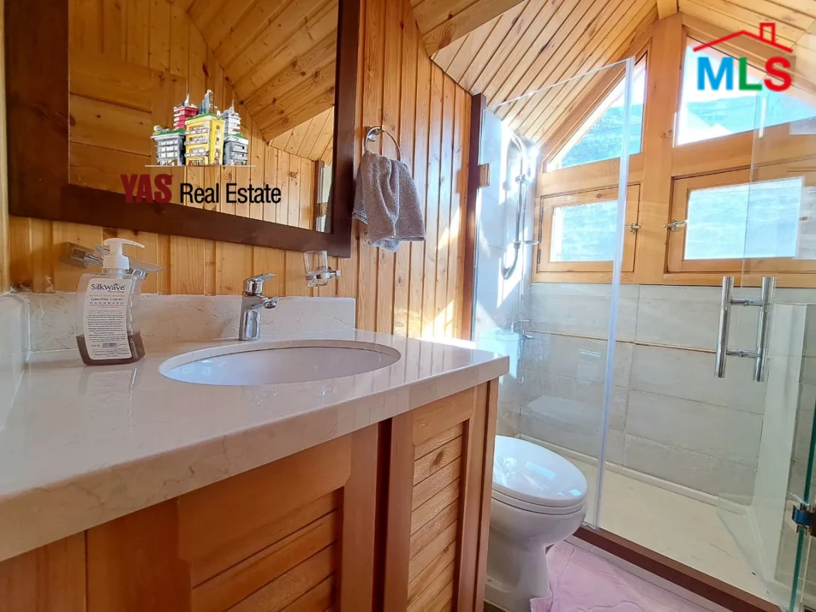 Faqra 90m2 | 40m2 Terrace | Duplex Log House | Chalet | Rent |DA