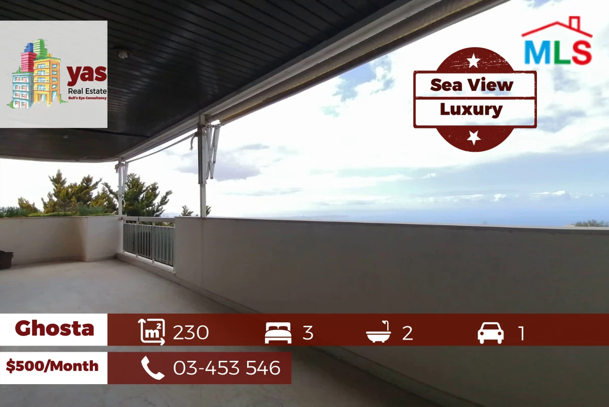 Ghosta 230m2 | Luxury | Furnished | Rarely Used | Rent | Sea View