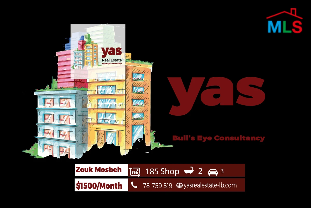 Zouk Mosbeh 185m2 | Shop | Rent | Accessible Street | RH