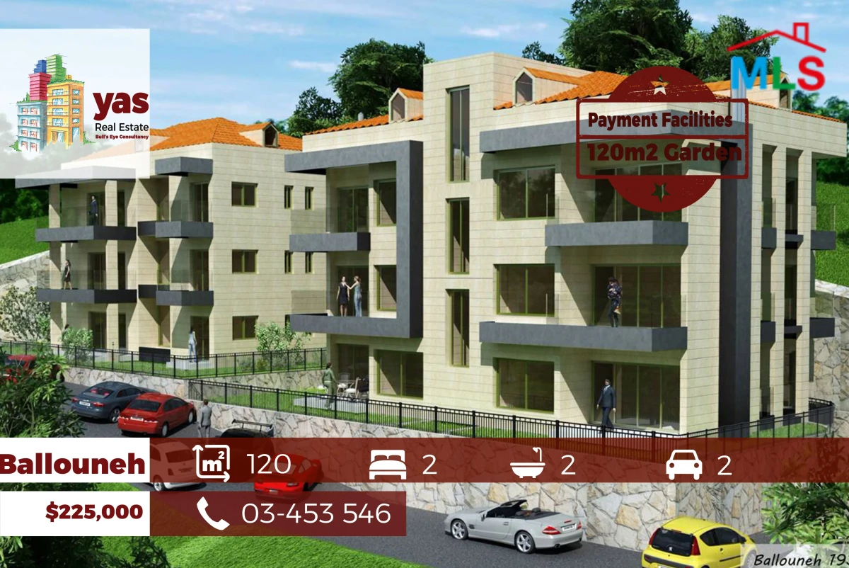 Ballouneh 120m2 | 120m2 Garden | View | Pyt Facilities | Unique | GA