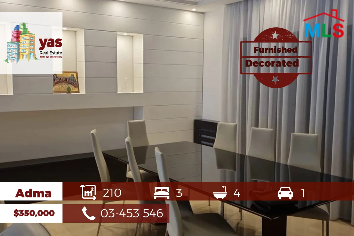 Adma 210m2 | Furnished Flat | Prime Location | Quiet Street | SD