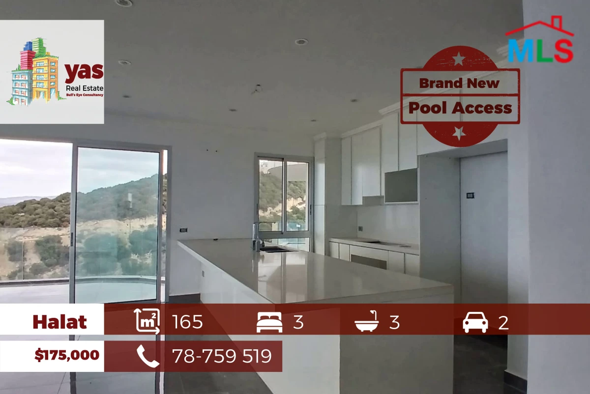 Halat 165m2 | Brand New | Pool Access | Panoramic Sea View | ABA