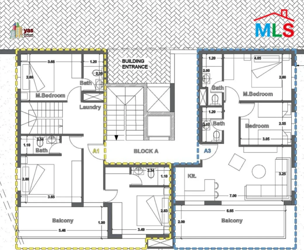 Ballouneh 186m2 | 75m2 Garden | Under Construction | Private Street |G