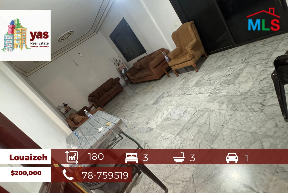 Louaizeh 180m2 | Well Maintained | Prime Location | PA