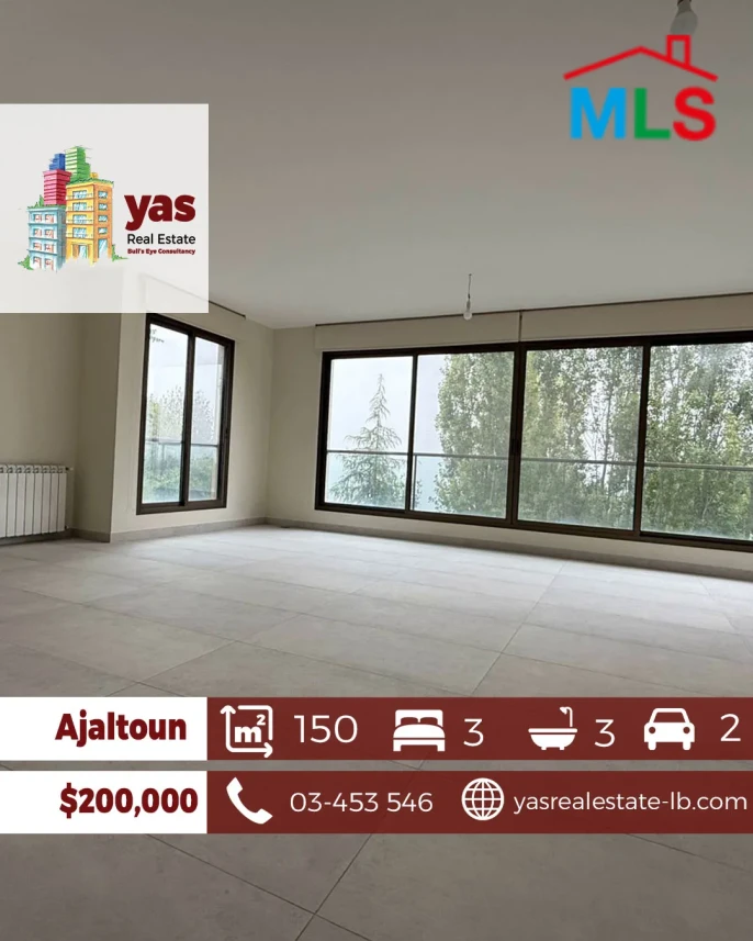 Ajaltoun 150m2 | Upgraded | Panoramic View | Unique | GM