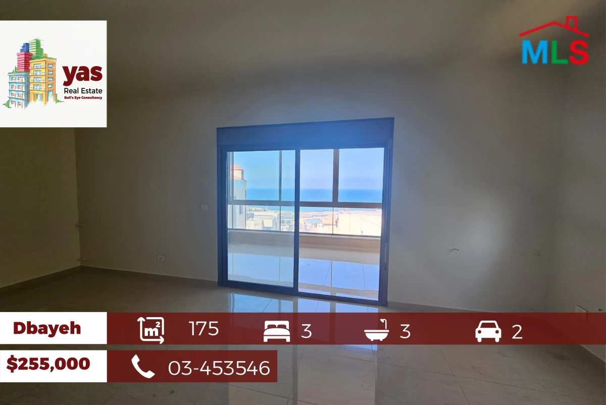 Dbayeh 175m2 |Good Condition | Prime Location | Sea View | PA