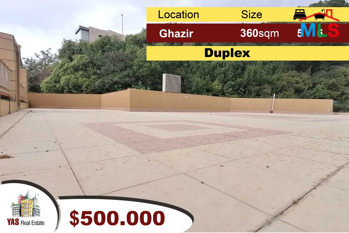 Ghazir 360m2 | New Spacious Duplex | High-End | Panoramic View