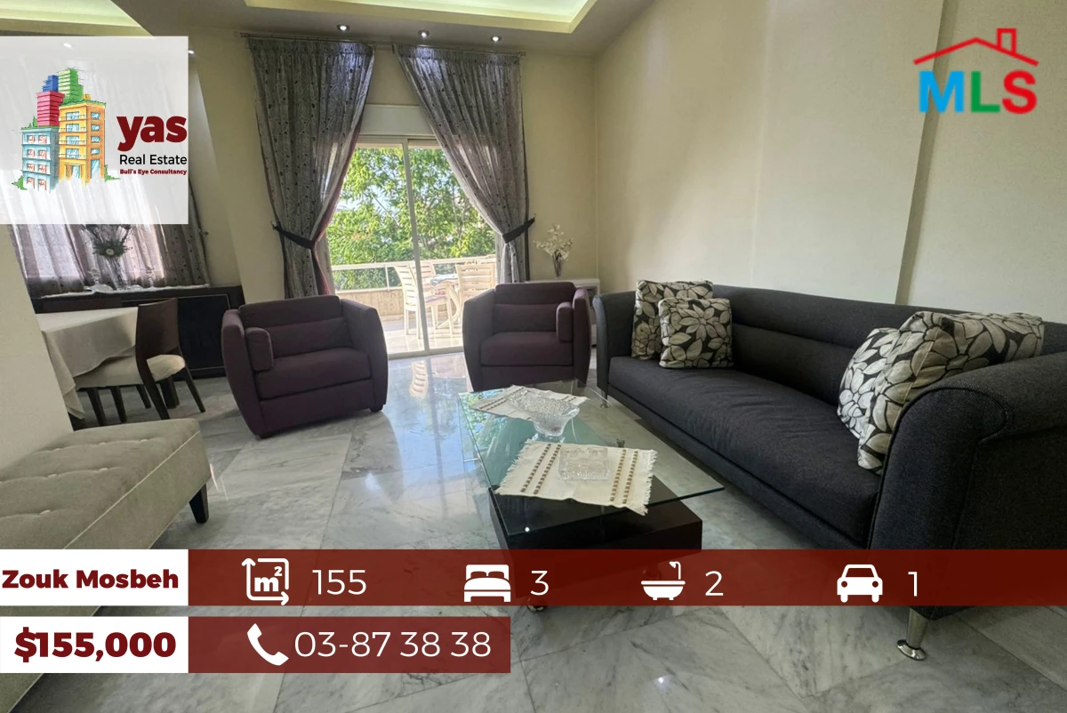Zouk Mosbeh 155m2 | Open View | Decorated | Calm Area | EL