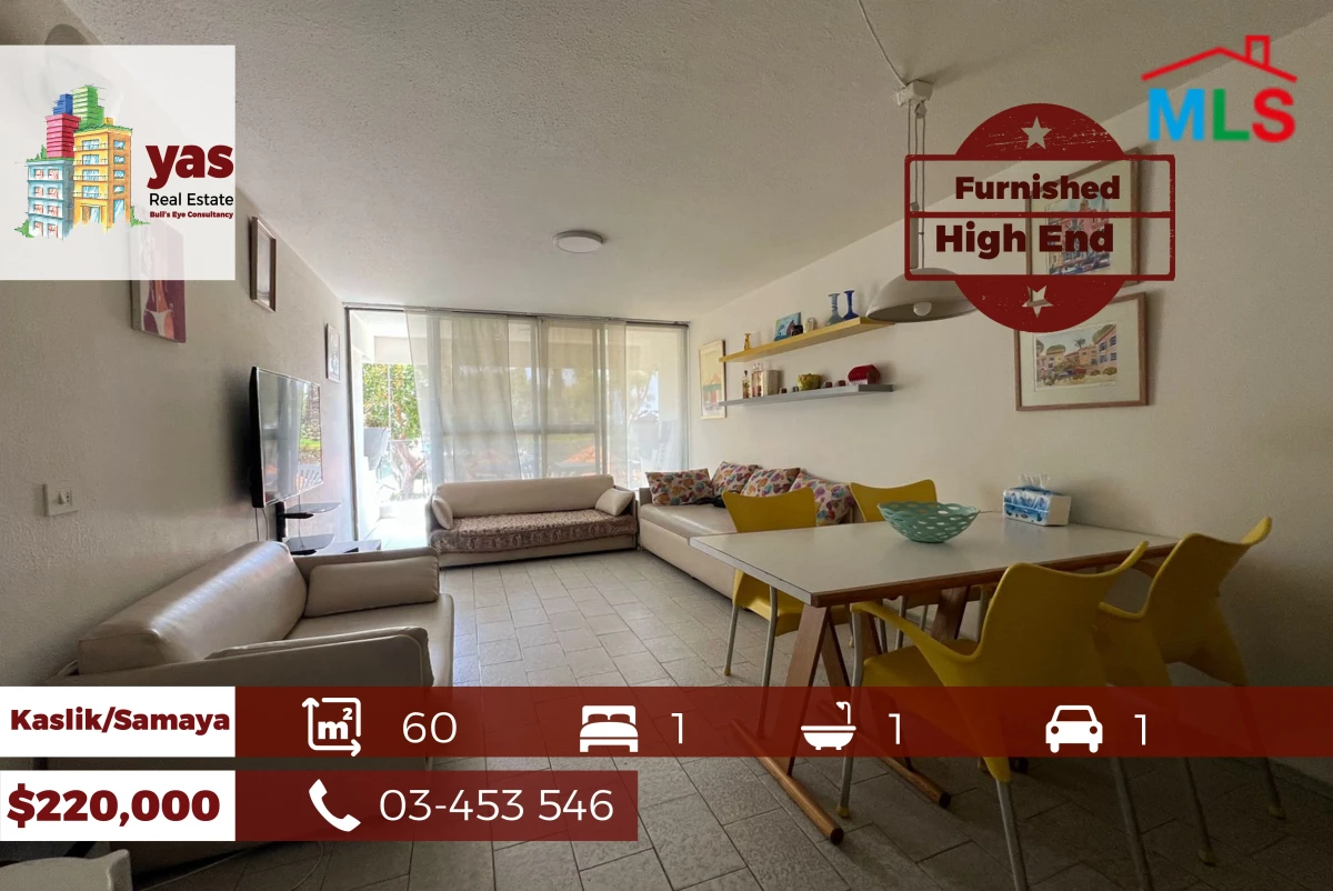 Kaslik/Samaya 60m2 | Furnished Chalet | Upgraded | View | EH