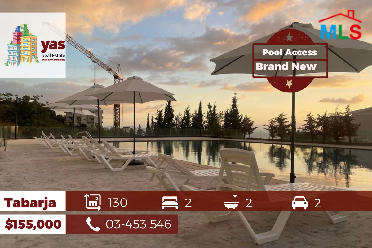 Tabarja 130m2 | Brand New | High End | Pool Access | View | ABA
