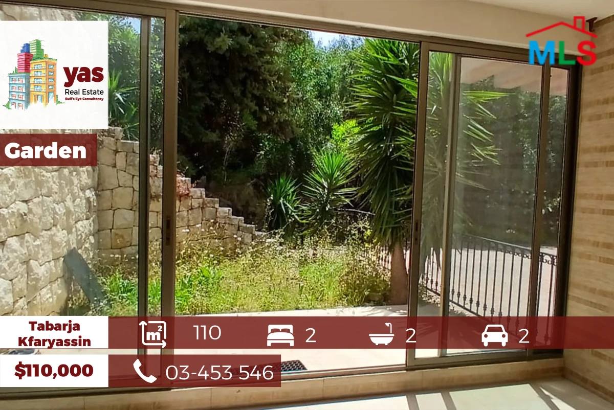 Tabarja/Kfaryassin 110m2 | Garden | Brand New | Forest View | ABA