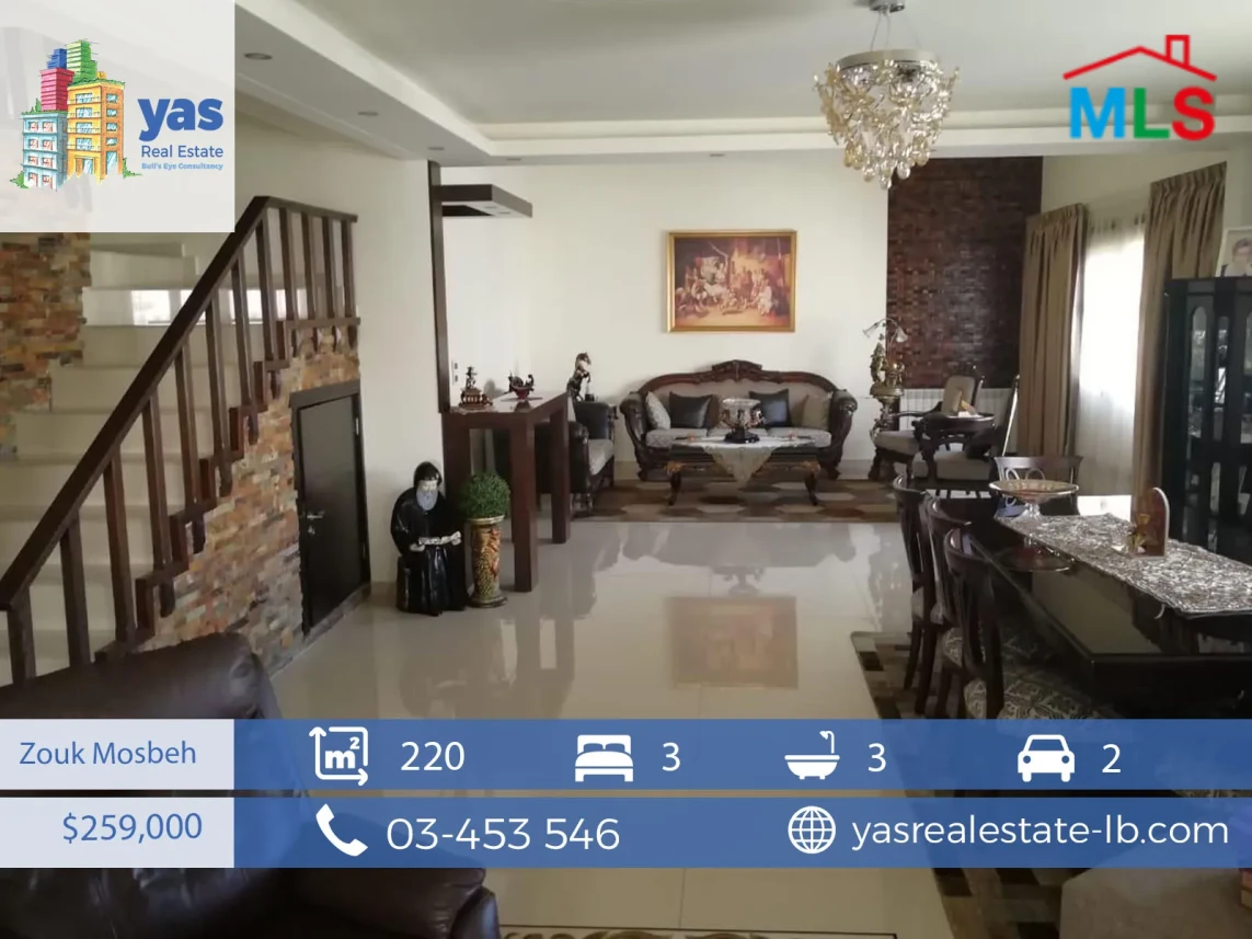 Zouk Mosbeh 220m2 | Duplex | Decorated | Well Maintained | PA