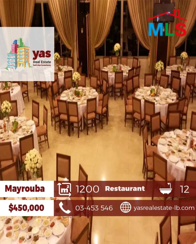 Mayrouba 1200m2 | 3000m2 Land | Perfect Investment | Equipped | DA