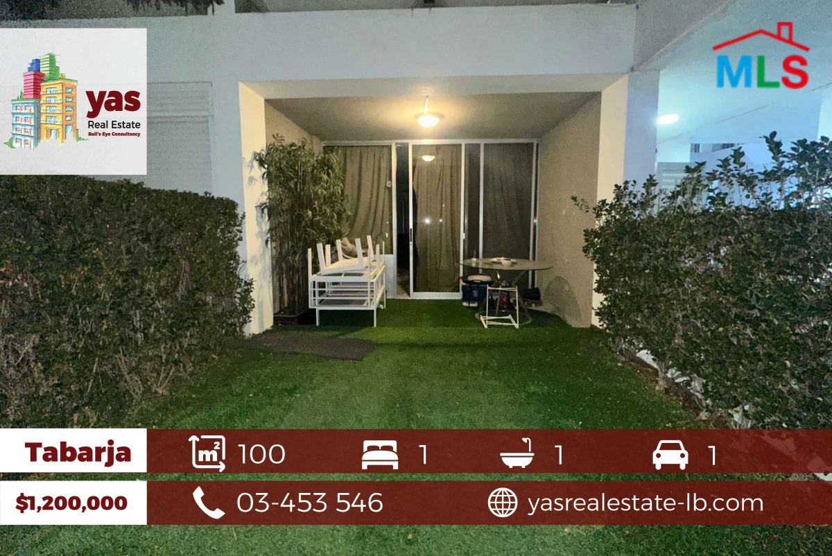 Tabarja aqua 2 100m2 | 20m2 Garden | Chalet | Sea View |RA/IV