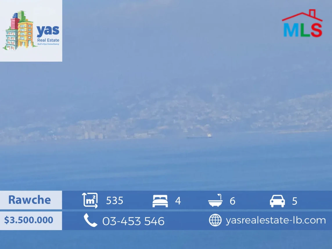 Rawche 535m2 | Luxury | Gym /Spa | Indoor/Outdoor Pool | Sea View |PA
