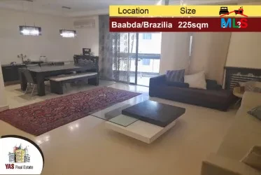 Baaabda/Brazilia 225m2 | New | Decorated | Super Prime Location | TS