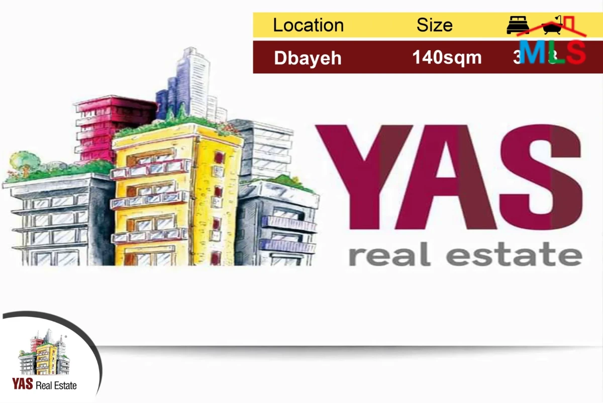 Dbayeh 140m2 | Brand New | Prime Location | Catch | MJ