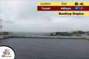 Yarzeh 440m2 | 120m2 Terrace | Rooftop Duplex | Panoramic View | PA