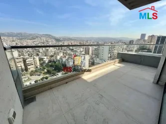 Sin El Fil 300m2 | 35m2 Terrace | Duplex | New Building | Open View
