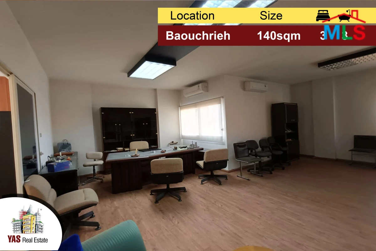 Baouchrieh 140m2 | Prime Location | Well Maintained | AA AC