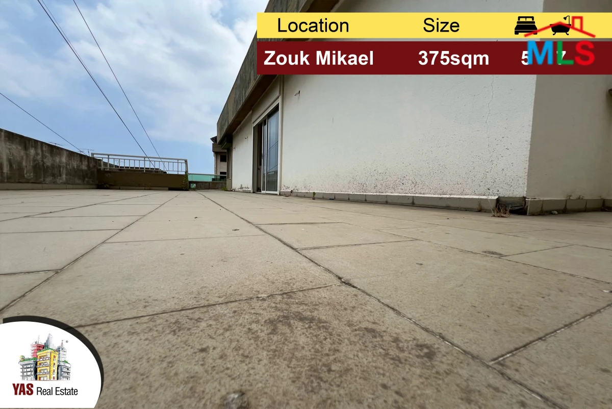 Zouk Mikael 375m2 | 200m2 Terrace | Modern | Panoramic View | EH