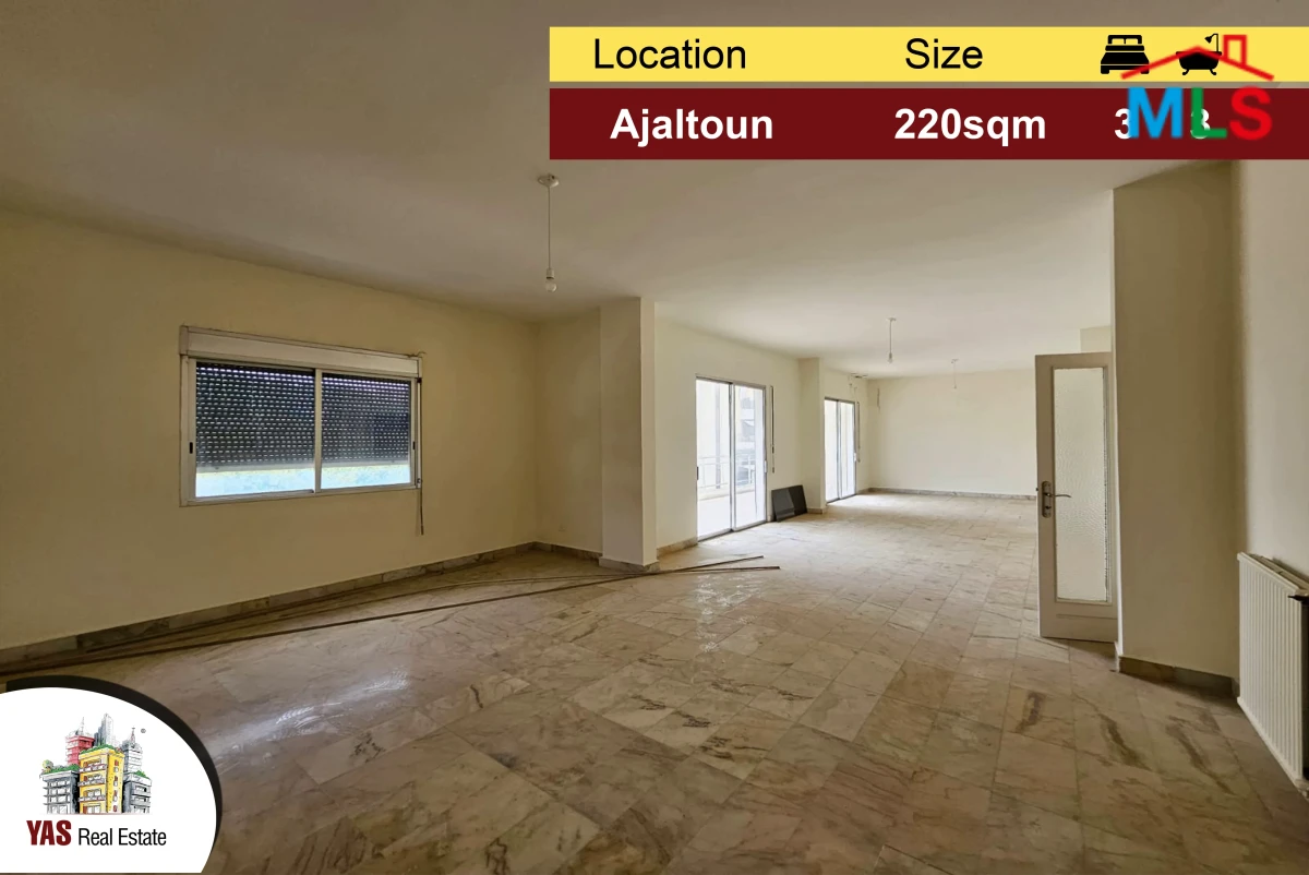Ajaltoun 220m2 | Mountain View | High End | Quiet Location | TO