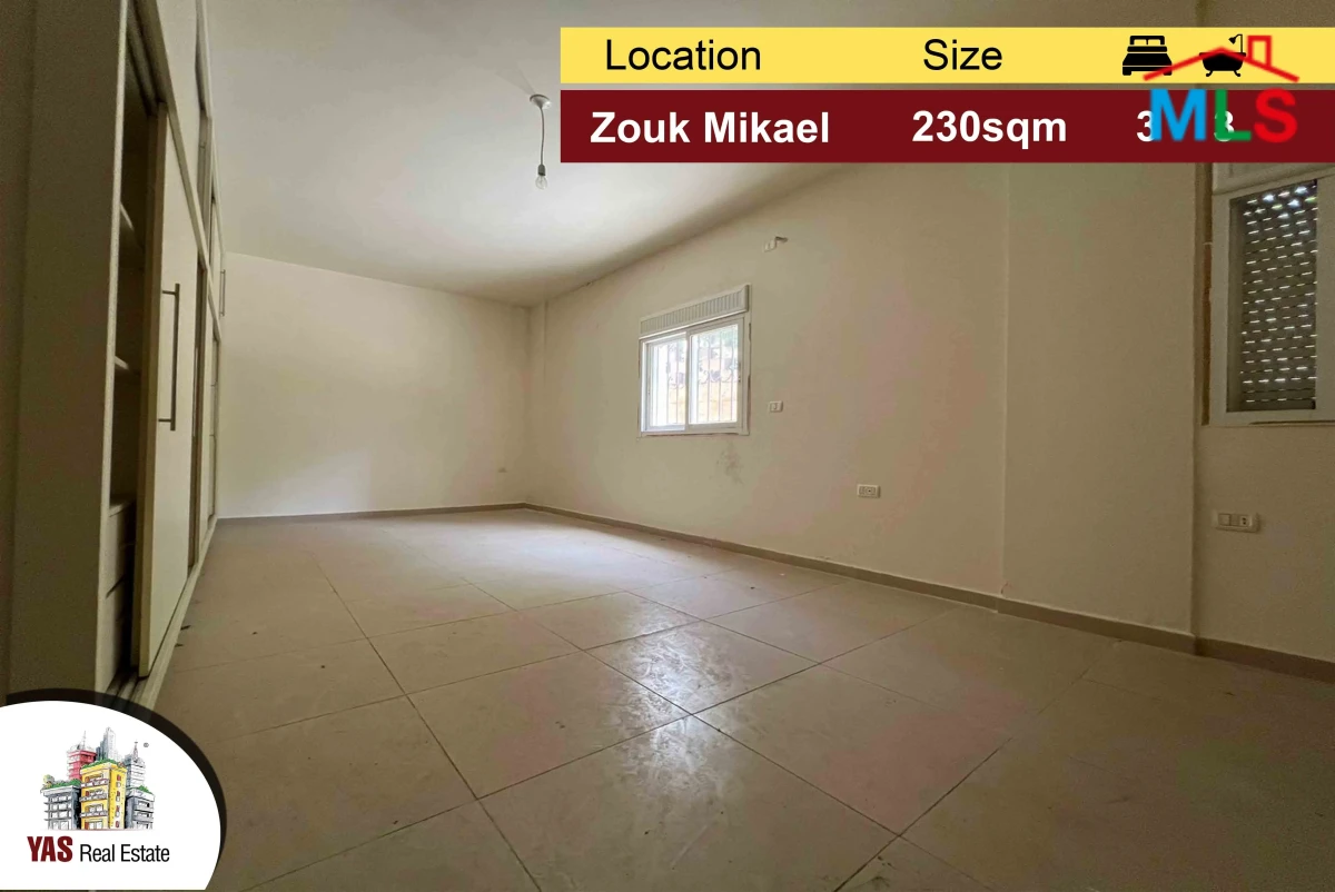 Zouk Mikael 230m2 | Garden | Modern | Flat | Dead End Street | EH