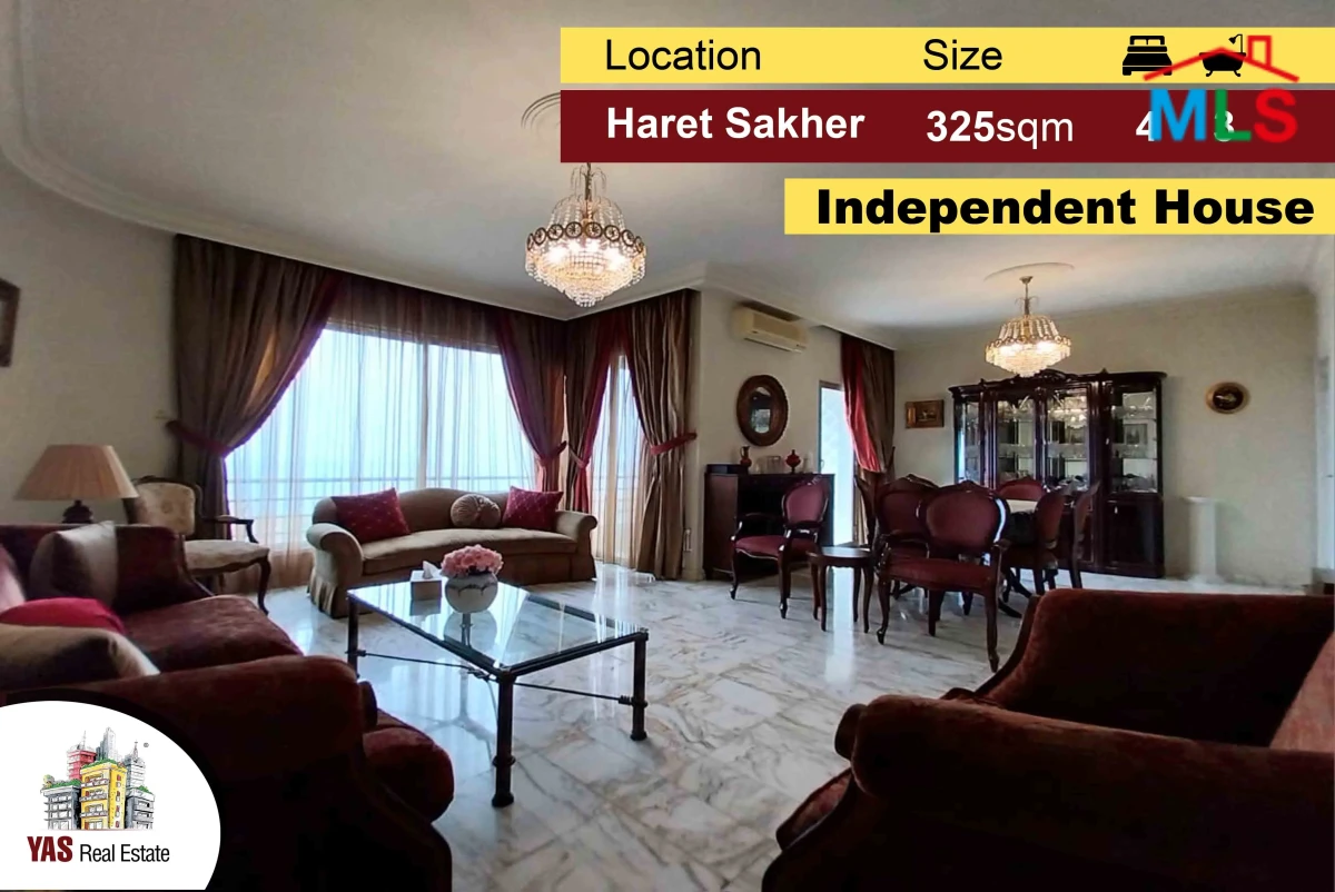 Haret Sakher 325m2 | Luxury Triplex | Panoramic View | Prime Area | YV