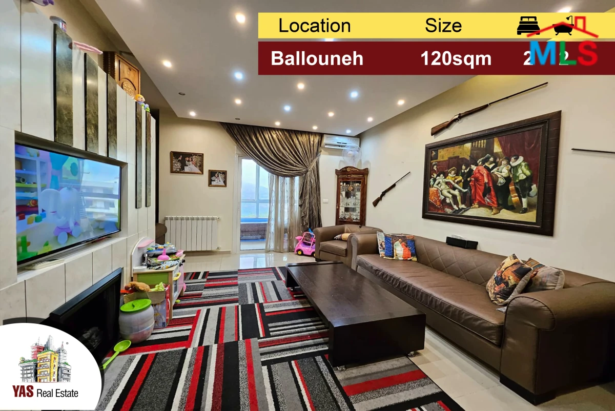 Ballouneh 120m2 | Panoramic View | Prime Location | Catch | TO