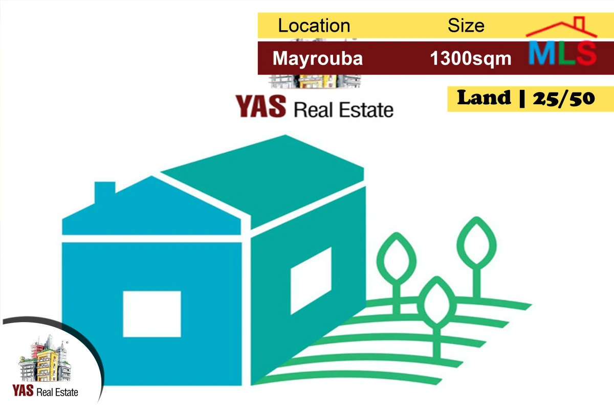 Mayrouba 1300m2 | 25/50 | Perfect Investment | View | MY