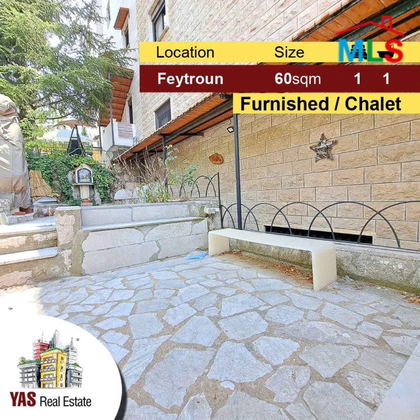 Feytroun 60m2 | 60m2 Terrace | Furnished Chalet | Mountain View | DA