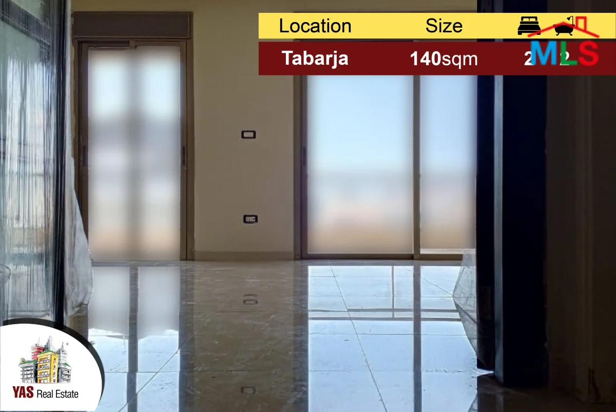 Tabarja 140m2 | Partial sea view | High end apartment