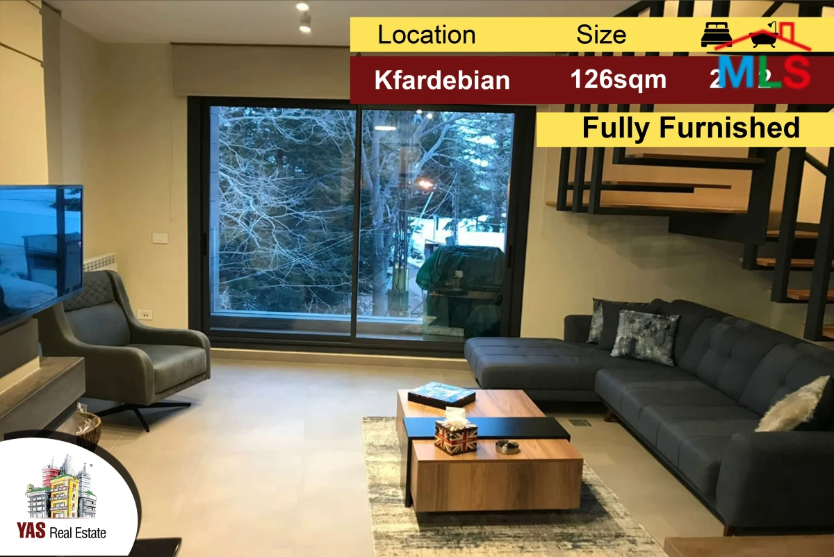 Kfardebian / Mzar 126m2 | Chalet | Duplex | Open View | Furnished