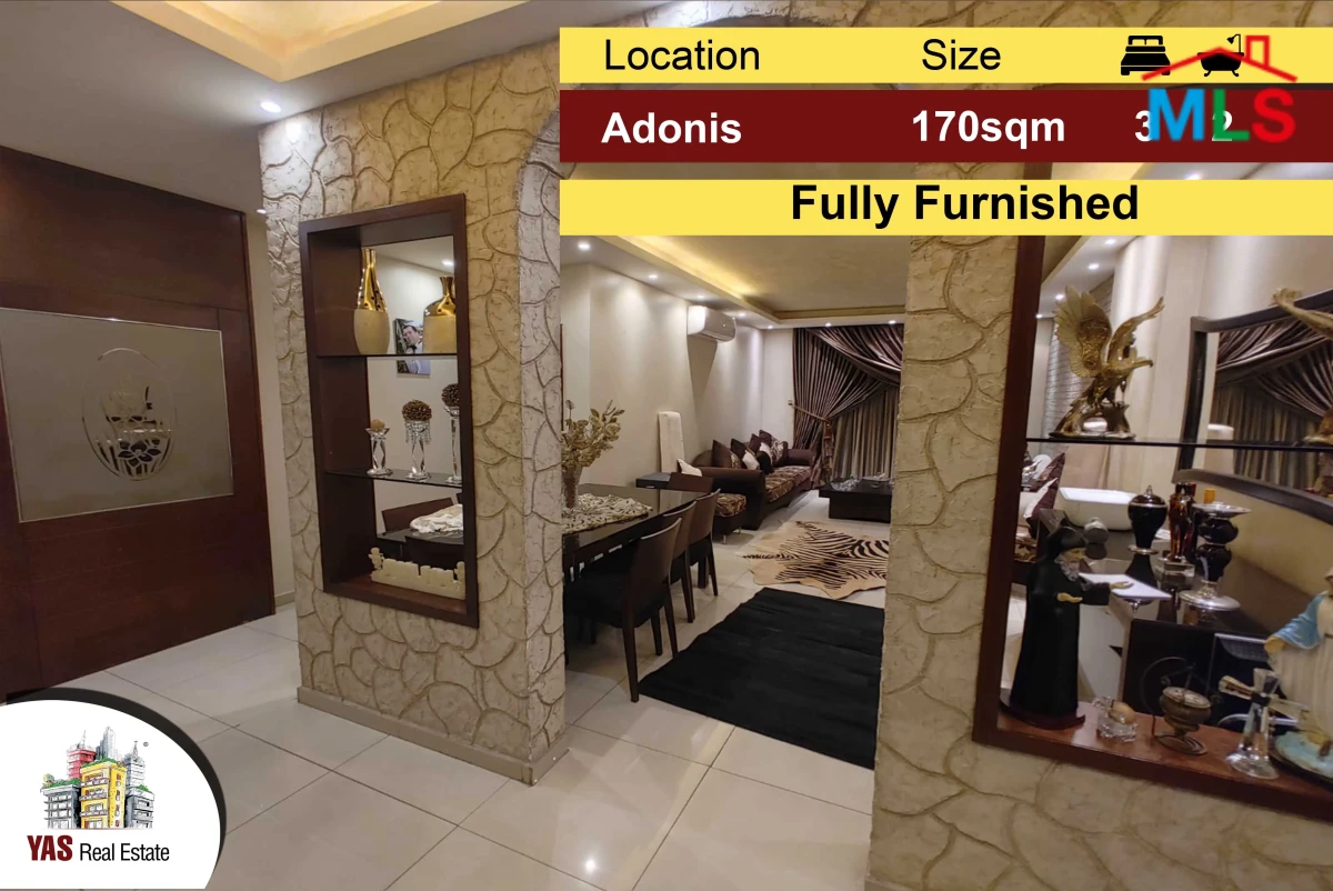 Adonis 170m2 | Modern | Catchy apartment | Fully Furnished