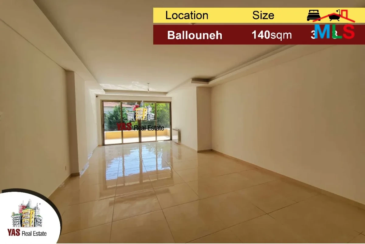 Ballouneh 140m2 | Luxurious | Brand New | Prime Location | View