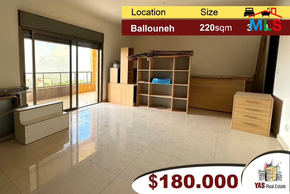 Ballouneh 220m2 | 80m2 Terrace | Luxurious | View | Catch