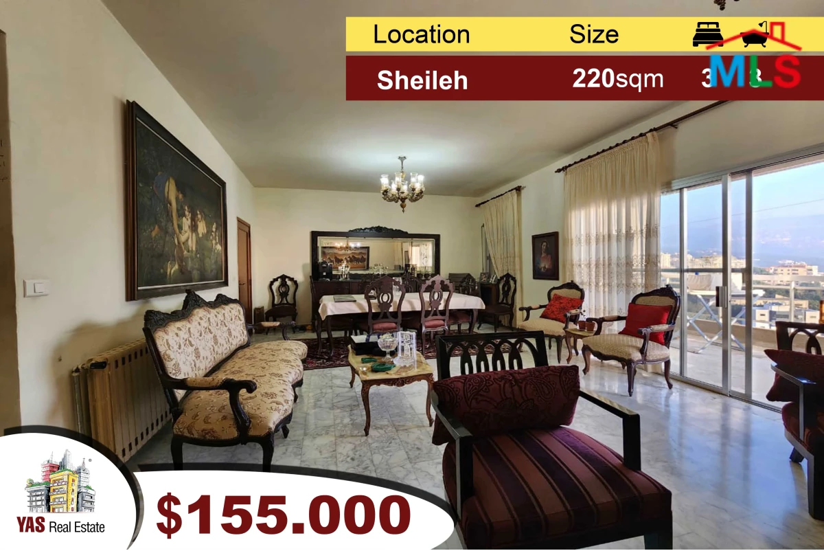 Sheileh 220m2 | Quiet Area | Mint Condition | Astonishing View