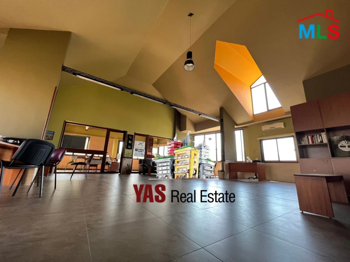 Jeita 110m2 Office + 110m2 Terrace | Prime Location | Panoramic View | Unique | Catch