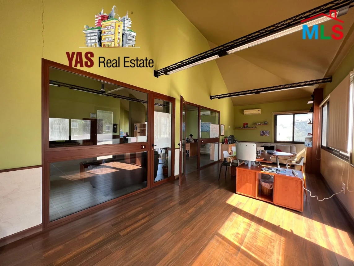 Jeita 110m2 Office + 110m2 Terrace | Prime Location | Panoramic View | Unique | Catch