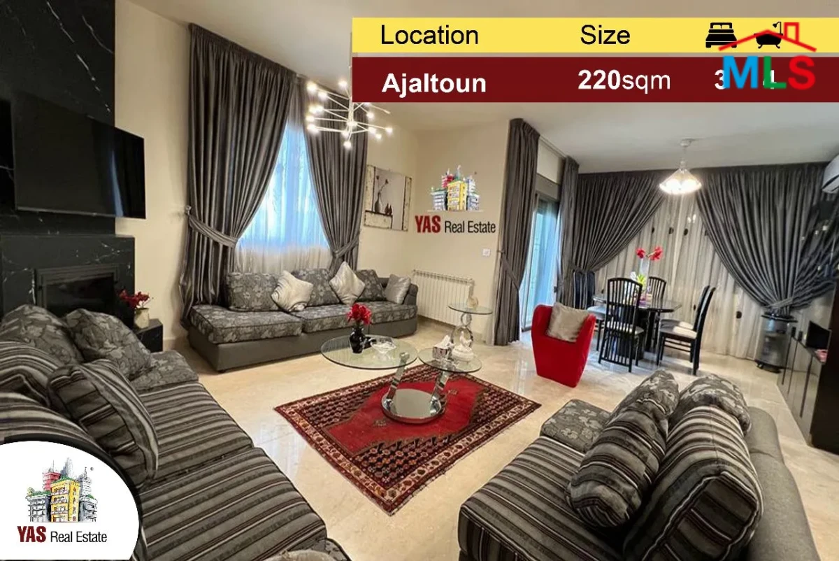 Ajaltoun 220m2 | 100m2 Terrace | New | High-End | View