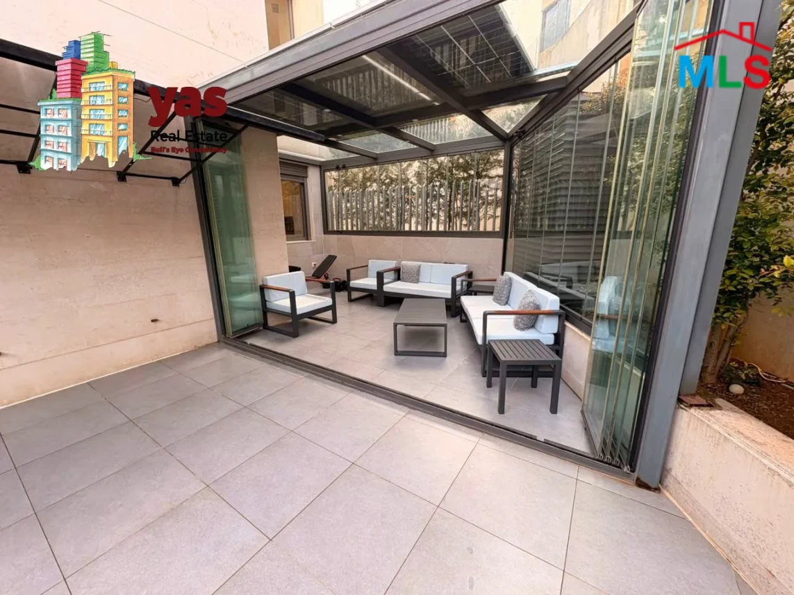 Mansourieh 100m2 | 107m2 Terrace | Solar System | Calm Area | OH