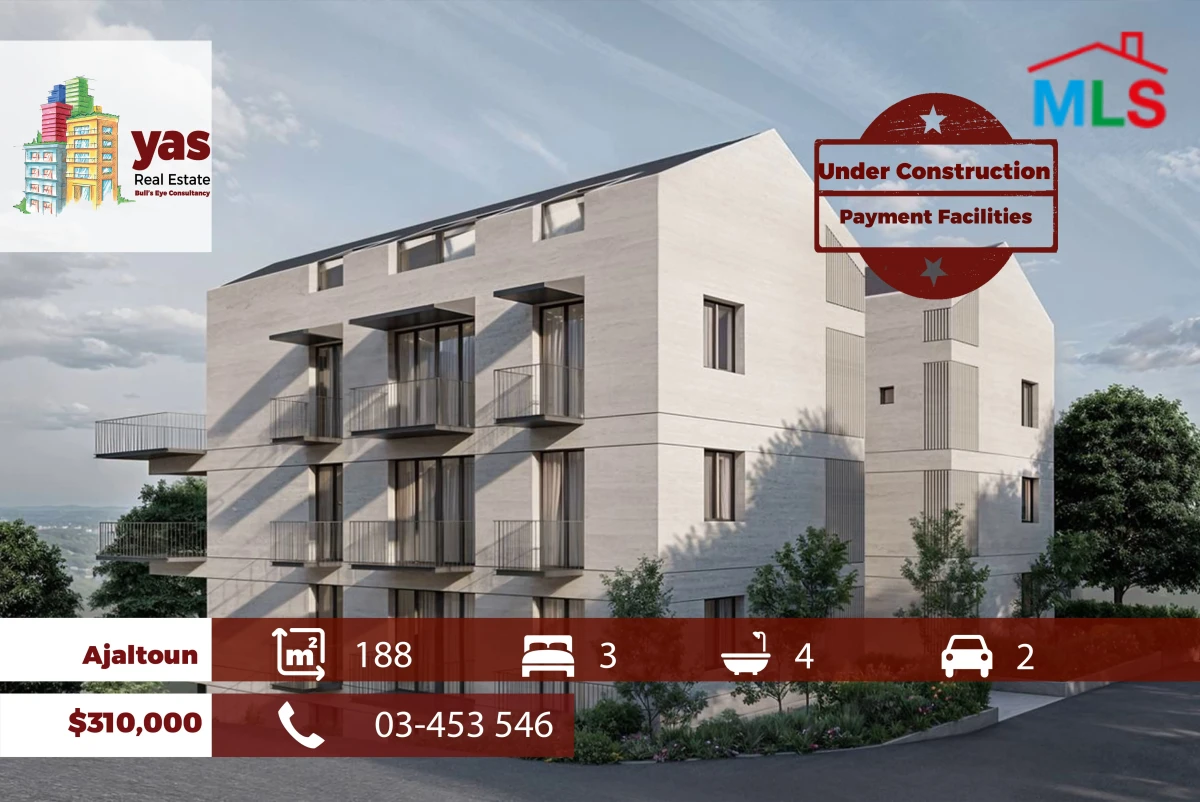 Ajaltoun 188m2 | Under Construction | Pyt Facilities | High End | TYT