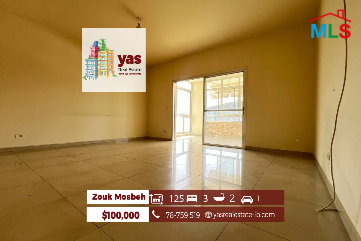 Zouk Mosbeh 125m2 | Well Maintained | Prime Location | Catch | EH/RH
