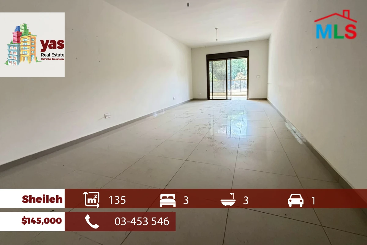 Sheileh 135m2 | Brand Flat | Calm Area | Well Lighted | Open View | EL
