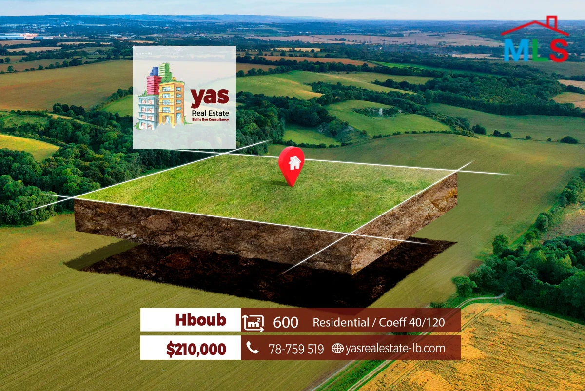 Hboub 600m2 | Residential Land | Prime Location | ABA