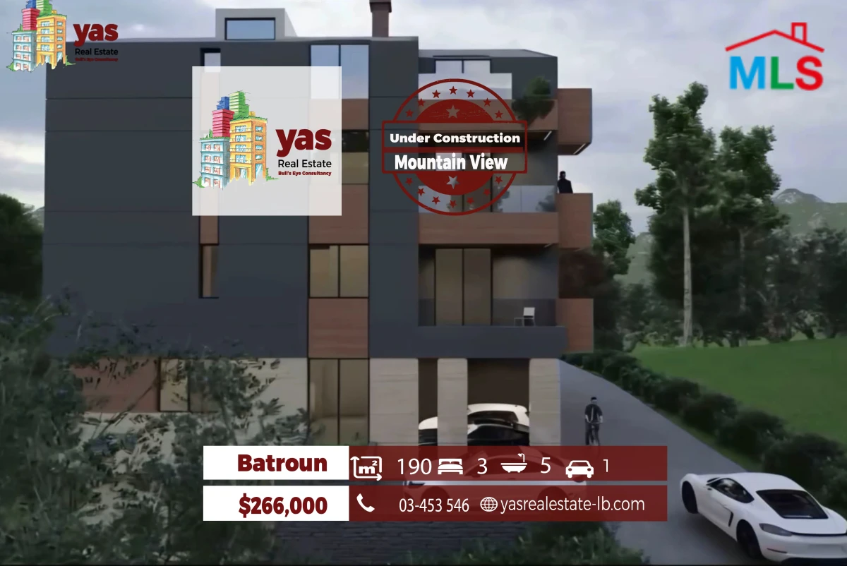 Batroun 190m2 | Under Construction | Payment Facilities | View | MCH